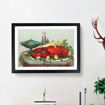 Still Life with Lobster - Framed Print