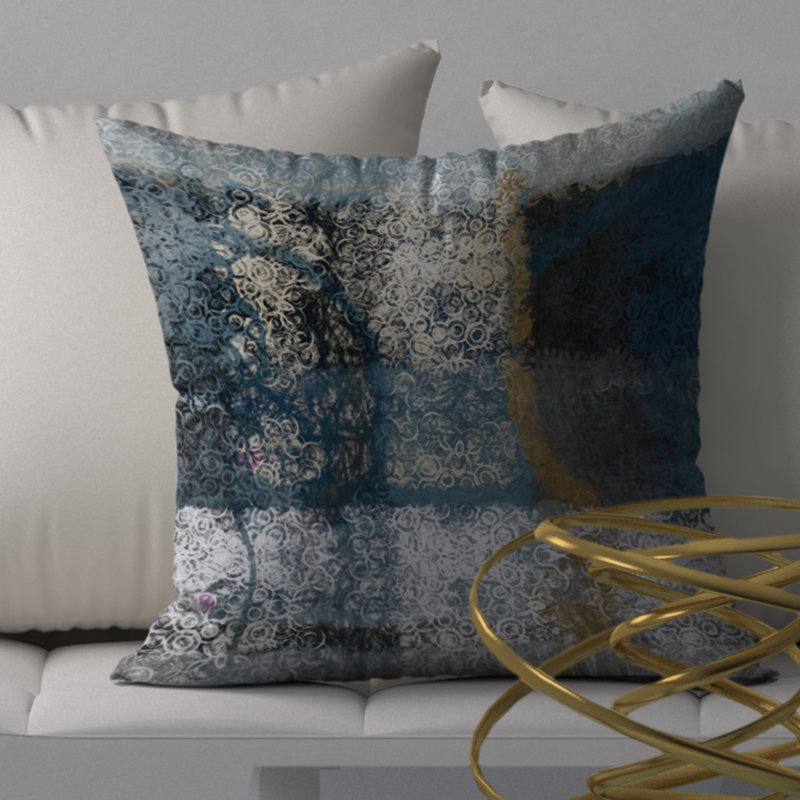 Délicieuse housse de coussin prune carrée, 18 po x 18 po