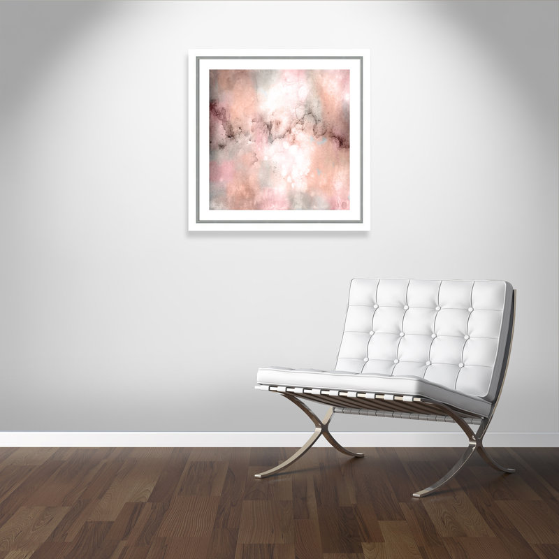 Davohn 'Blush Tones' Framed Acrylic Painting Print