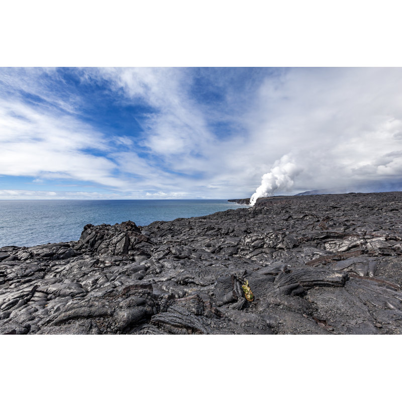 Kilauea Volcano Lava Fields by 35007 - Wrapped Canvas Print, 51cm H x 76cm W