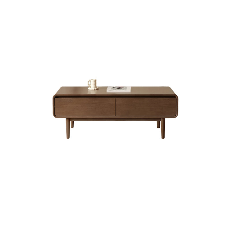 Table basse en hévéa, H 16,53 po x L 47,24 po x l 22,05 po