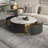Jahnea Round Coffee Table with Storage, 2 Drawers-988973399-988973400