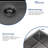 33" L X 22" W Drop-in Single Bowl 304 Stainless Steel Kitchen Sink Workstation with Cup Washer-122512376