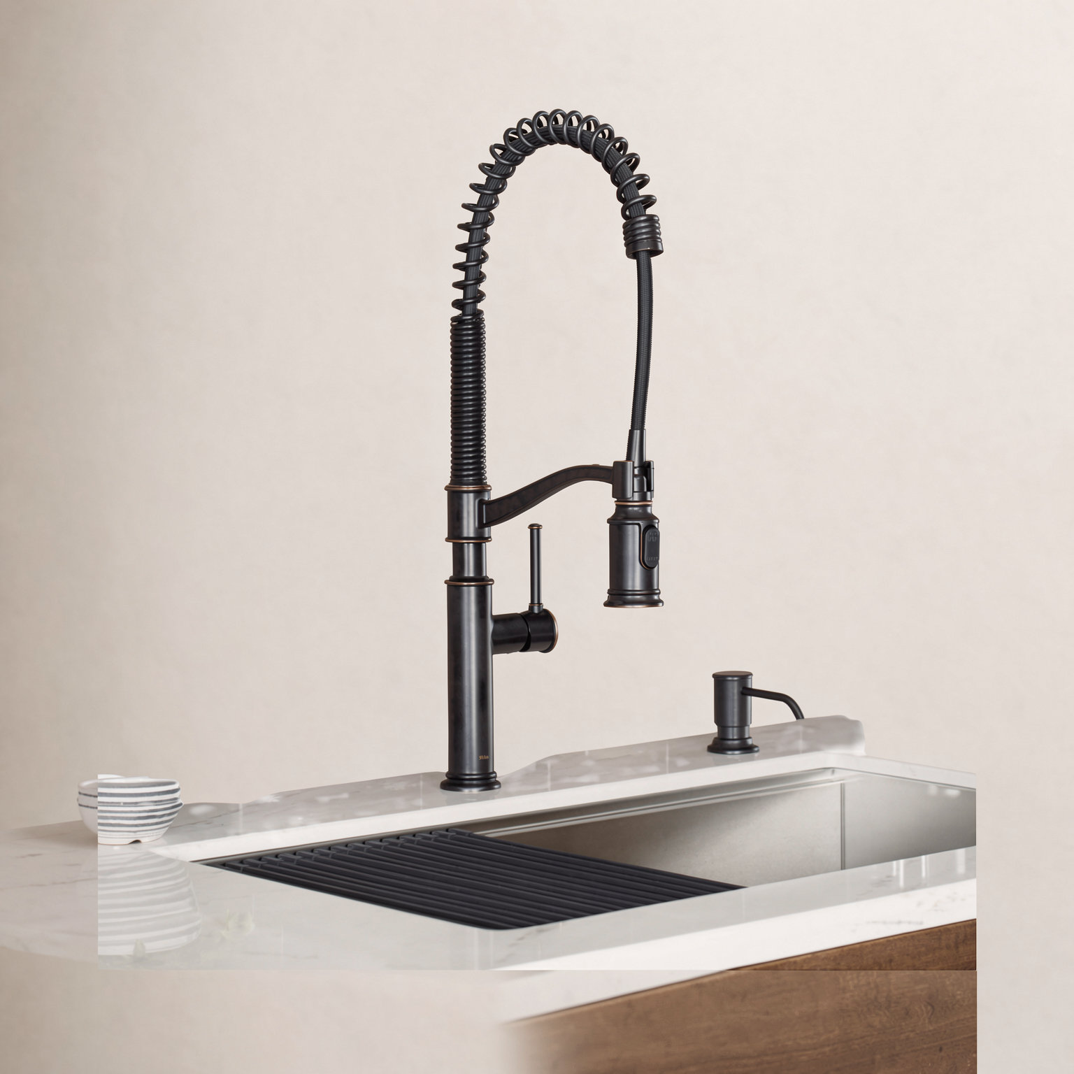 Sellette Pull-Down Kitchen Faucet, Oil Rubbed Bronze