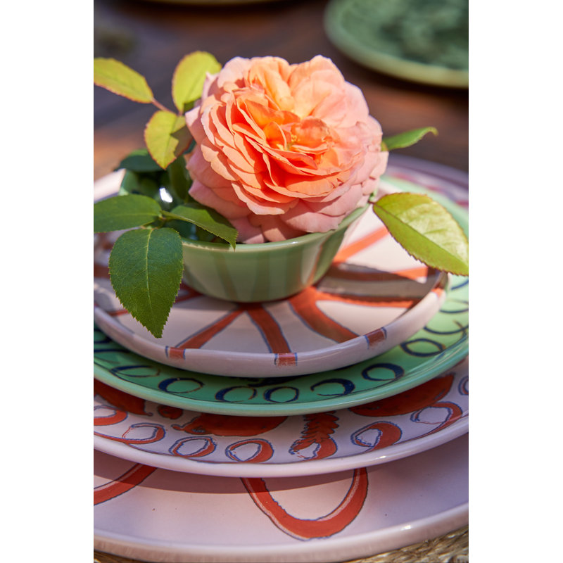 Amalfi Dinner Plate - 10.6", Pink
