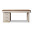 Commode à tiroirs en bois massif clair et luxueux-1505899347