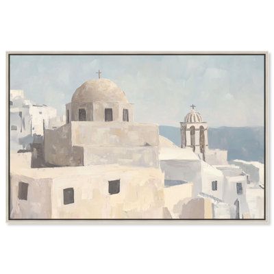 «Domes City I», reproduction d'art sur toile par Art Remedy