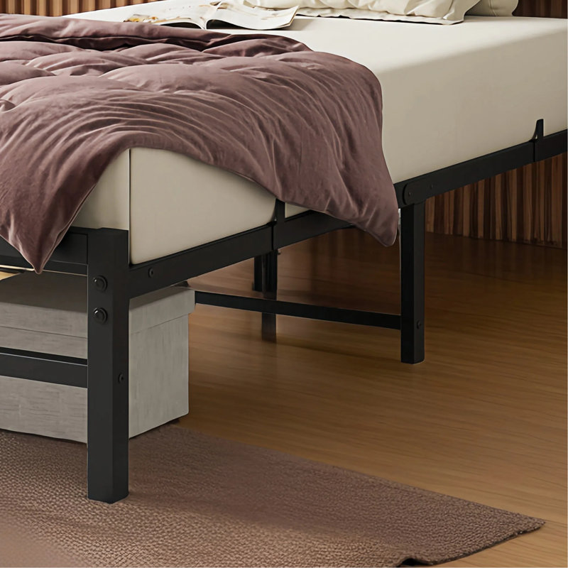 Akitomo Bed, Twin, Black/Brown