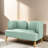 Meshell Faux Leather Upholstered Bench