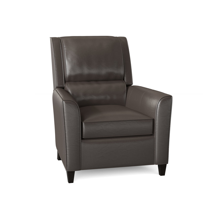 Roswell Recliner, Mahogany, Aspen Lenado Brown Genuine Leather, Manual