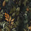 Rustic Wilderness Cottage Charm - Rideau floral occultant traditionnel - 1 panneau-107824923