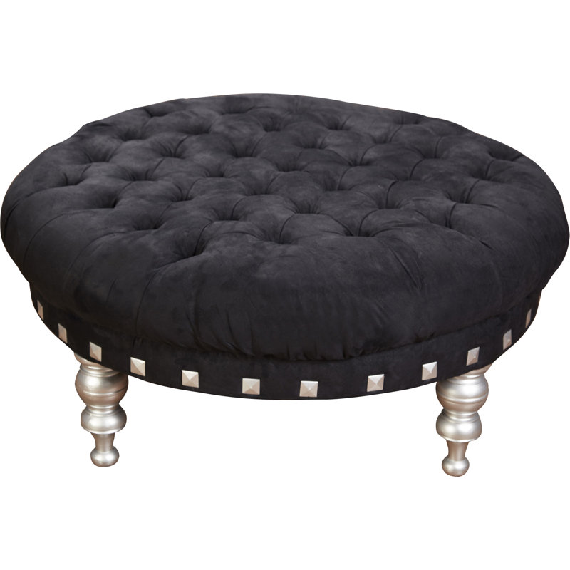 Velvet Ottoman