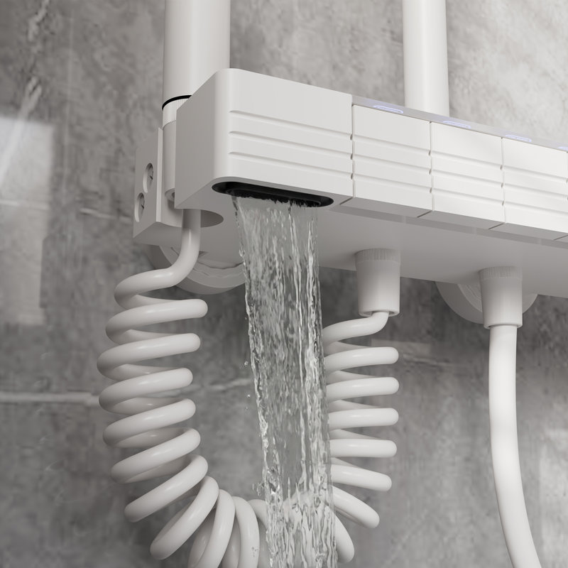 Système de robinet de douche fonctionnel 4-en-1 avec affichage DEL de la température