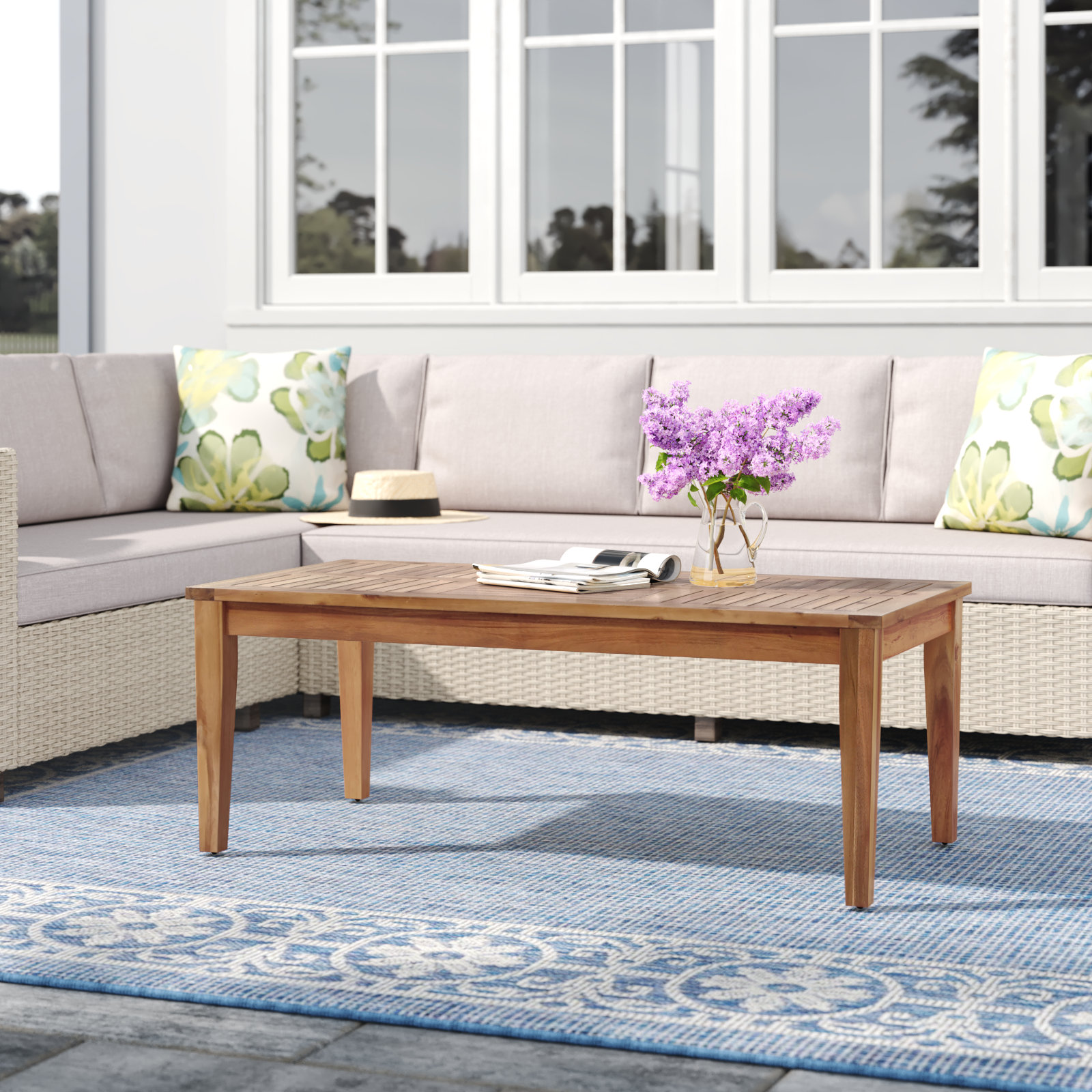 Lark Manor™ Ajuni Wooden Coffee Table & Reviews | Wayfair