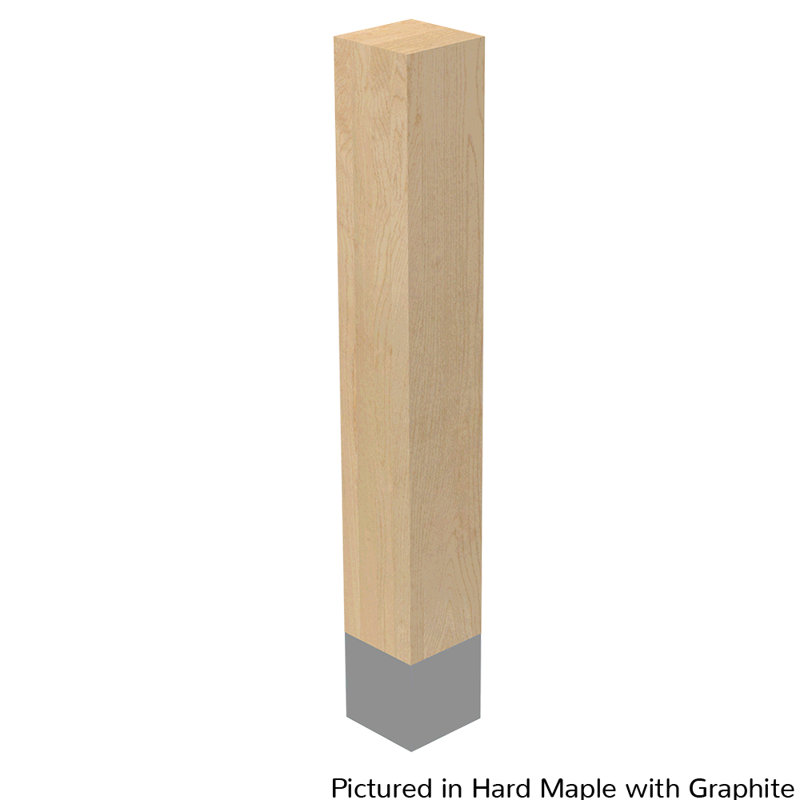 Hakan Table Leg, Graphite, 29" H x 4" W x 4" D