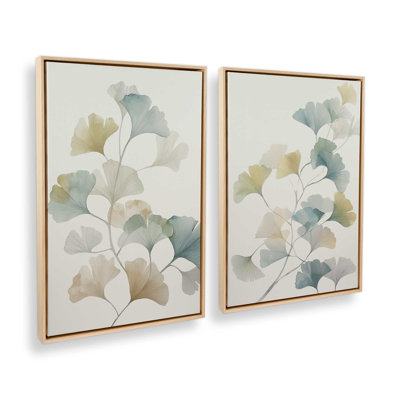 Ensemble de 2 impressions Ginkgo Whisper