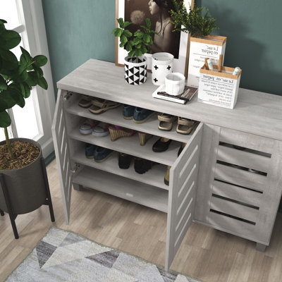Millan 16 Pair Shoe Storage Cabinet