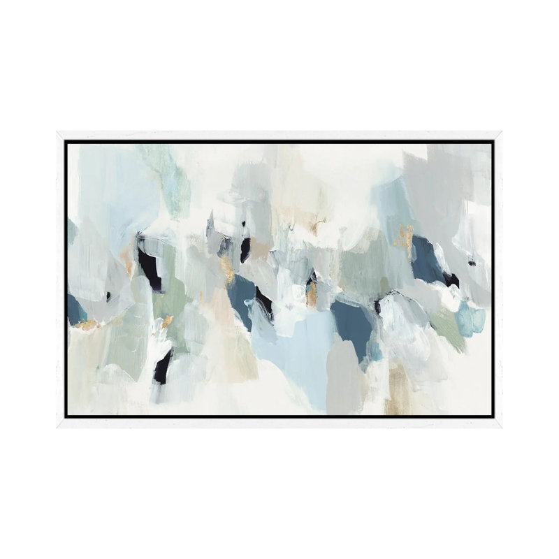 Little Talks I by Isabelle Z - Painting on Canvas, 101.6 cm H x 66.04 cm W, White Framed