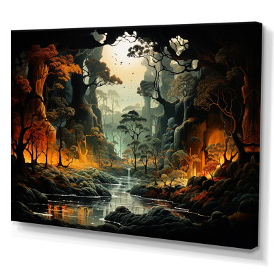 «Adventures In The Enchanted Forest I», reproduction sur toile