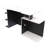 Jahya Modular L-Shaped Computer Desk with Built-In Electrical Outlet