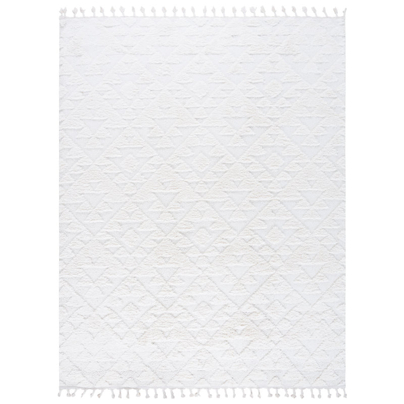 Tapis à poils longs Kaitlen, Rectangulaire 8 pi x 10 pi