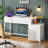 51''W Reversible Desk with Drawers-1727861646