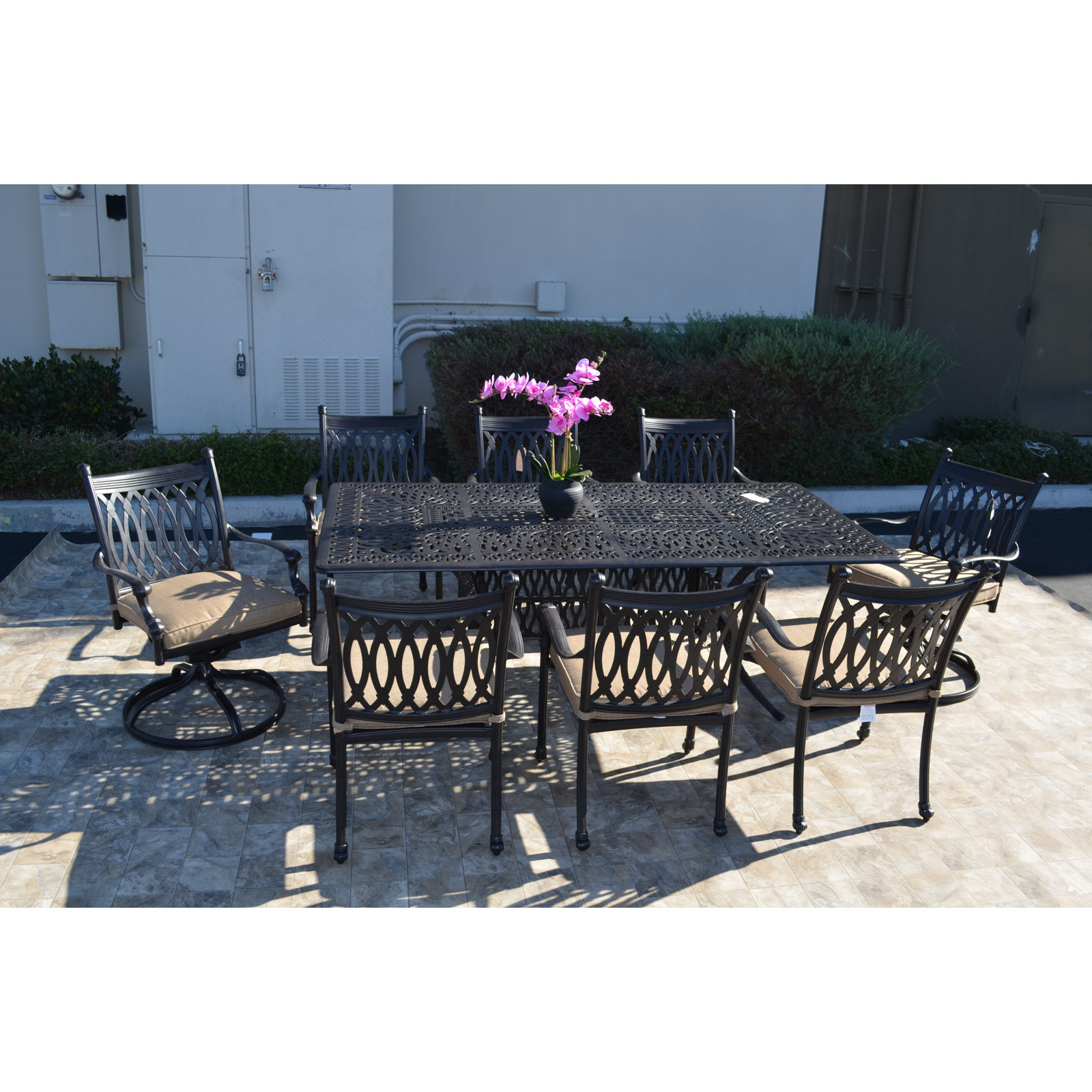 Brockport 84" Patio Dining Set
