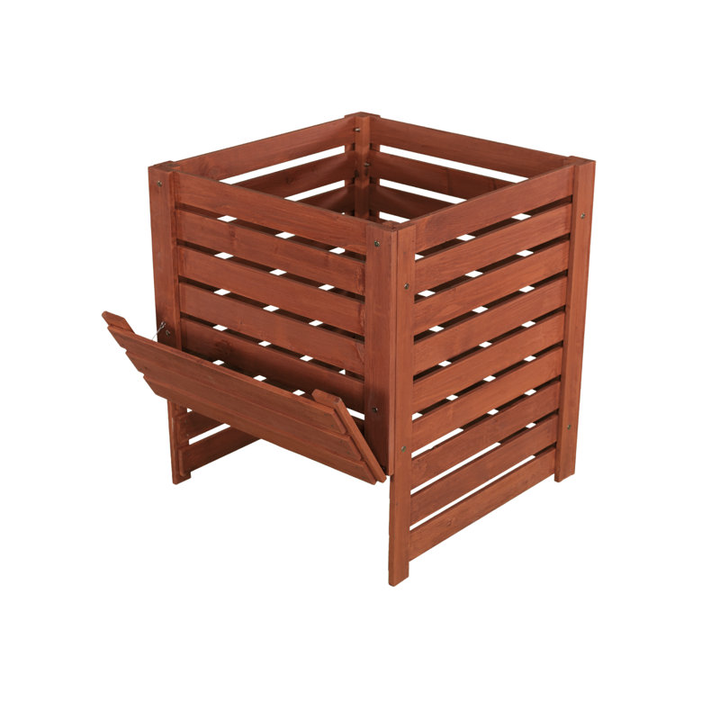 89.7 Gallons Wood Outdoor Stationary Composter