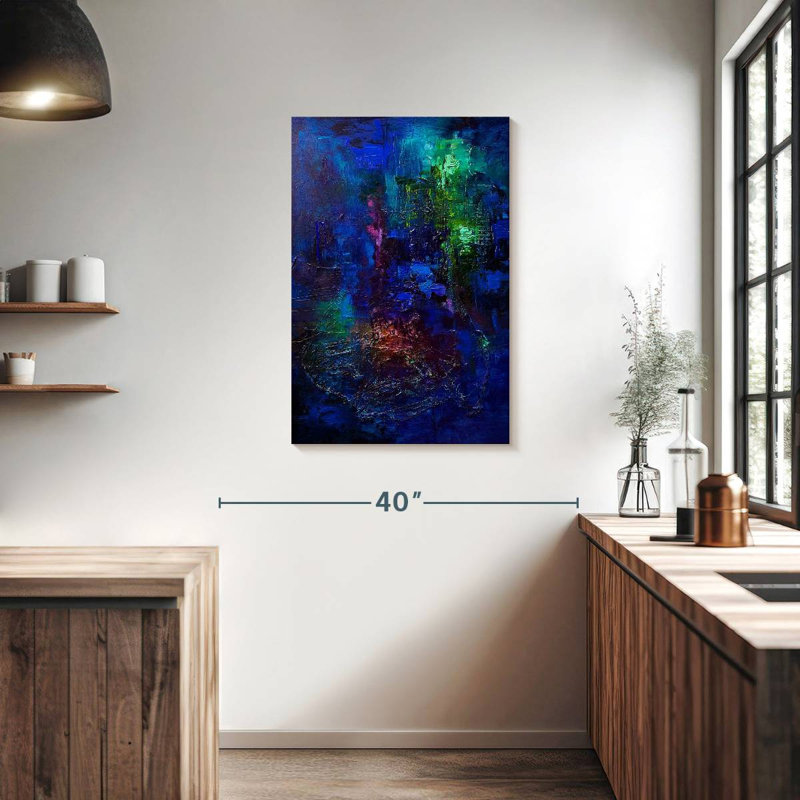 Avery Blue II, 36" H x 24" W