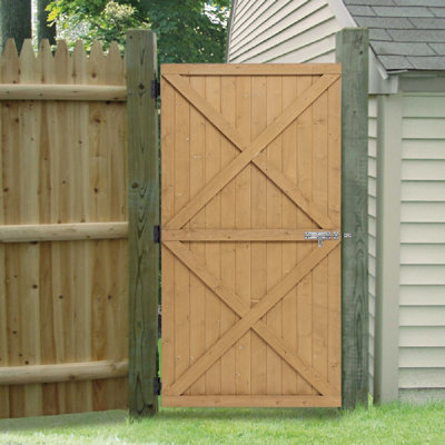 Tullahassee  Timber Wood Gate