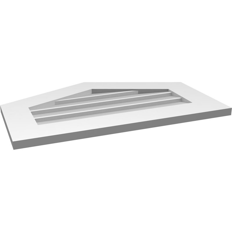 Ventilateur à pignon non-fonctionnel Signature, H 18 po x l 28 po x P 1 po, Brai 5/12