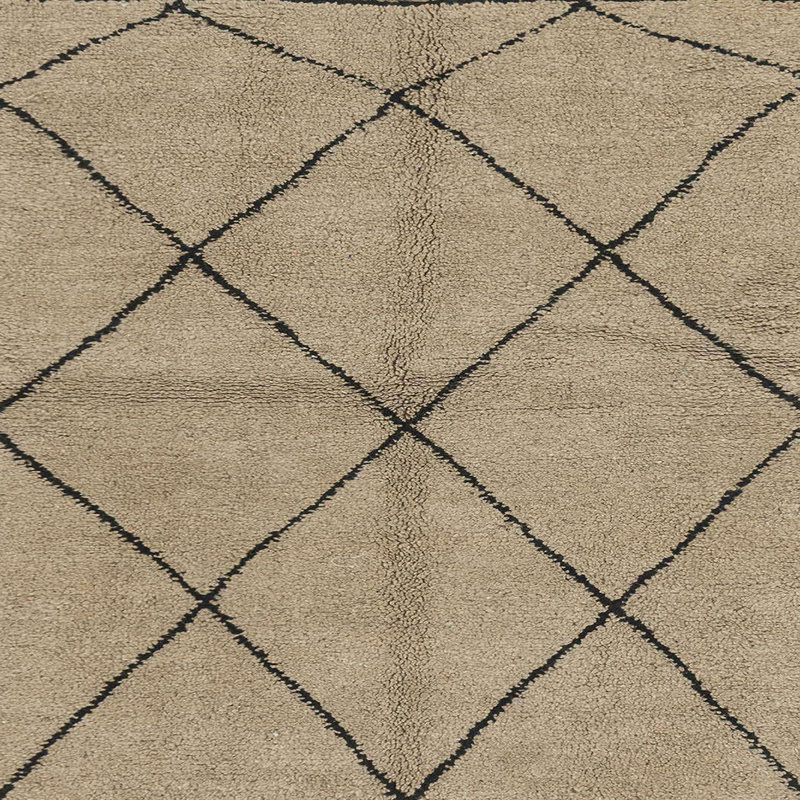 Wool Abstract Indoor Rug, Square 7'