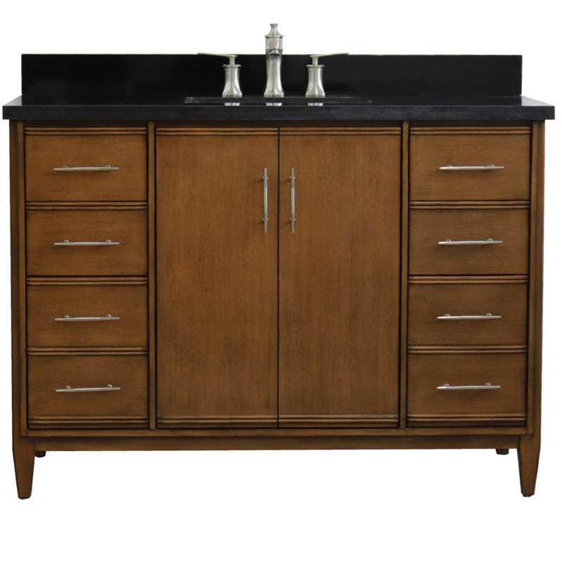Ensemble de meuble-lavabo simple 49 po Harvell, Noir