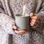 over&back Rimmed 16oz Semi-Matte Hand-Finished Stoneware Mugs, Set of 4-99312928
