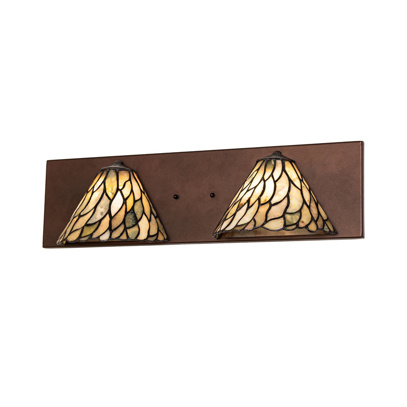 2 - Light Flush Mounted Sconce