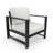 Dulcie Metal Outdoor Armchair with Sunbrella® Cushions-1798172502
