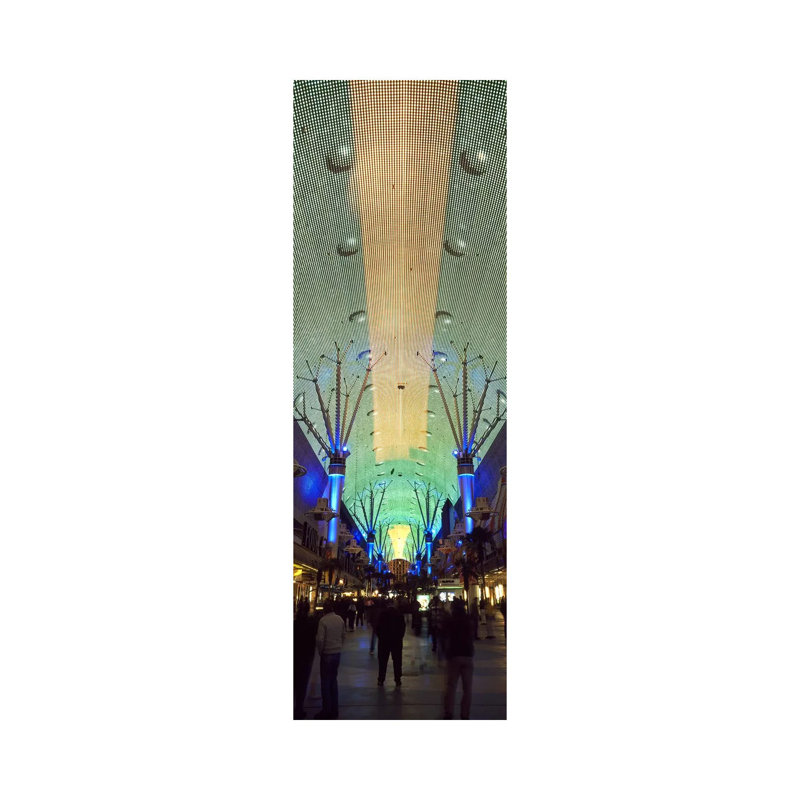Fremont Street Las Vegas NV - Wrapped Canvas Panoramic Print, 30.48 cm H x 91.44 cm W x 1.91 cm D