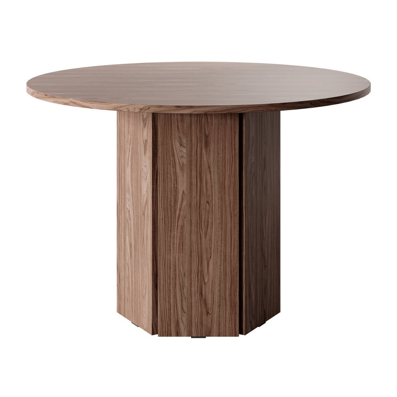 Camila Round Dining Table, Wisconsin Walnut