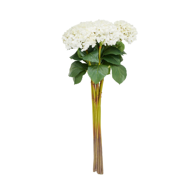 Tige de fleur artificielle Cole et Grey, H 34 po x l 13 po x P 13 po, Blanc