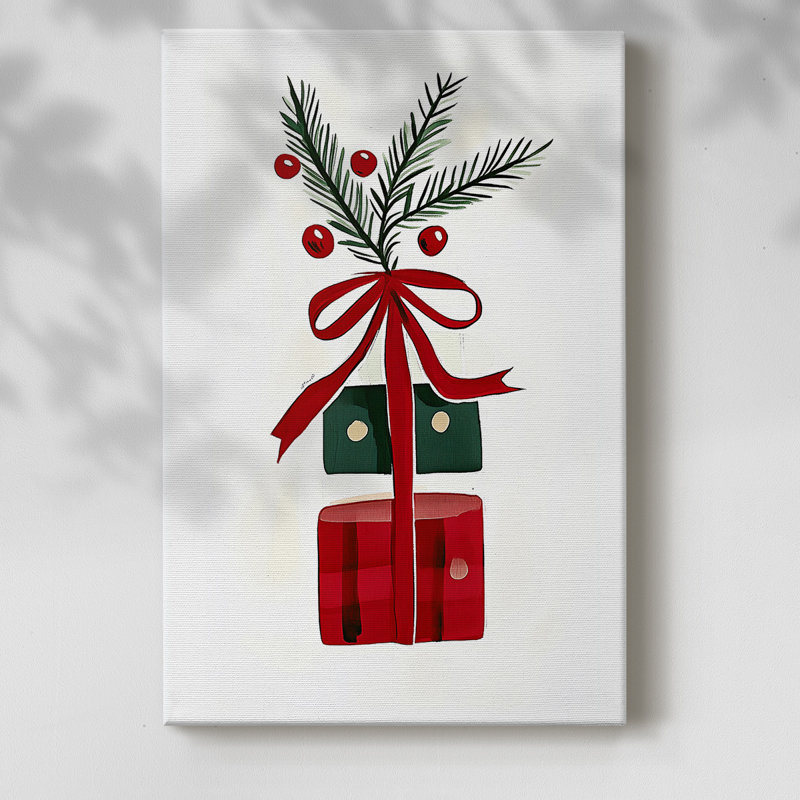 Art des Fêtes de Noël - Toile tendue avec châssis DCCCLXV, H 60 po x l 40 po