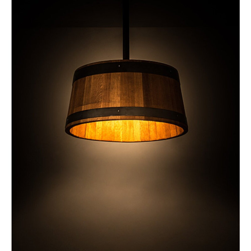 Whiskey Barrel 3 - Light Pendant