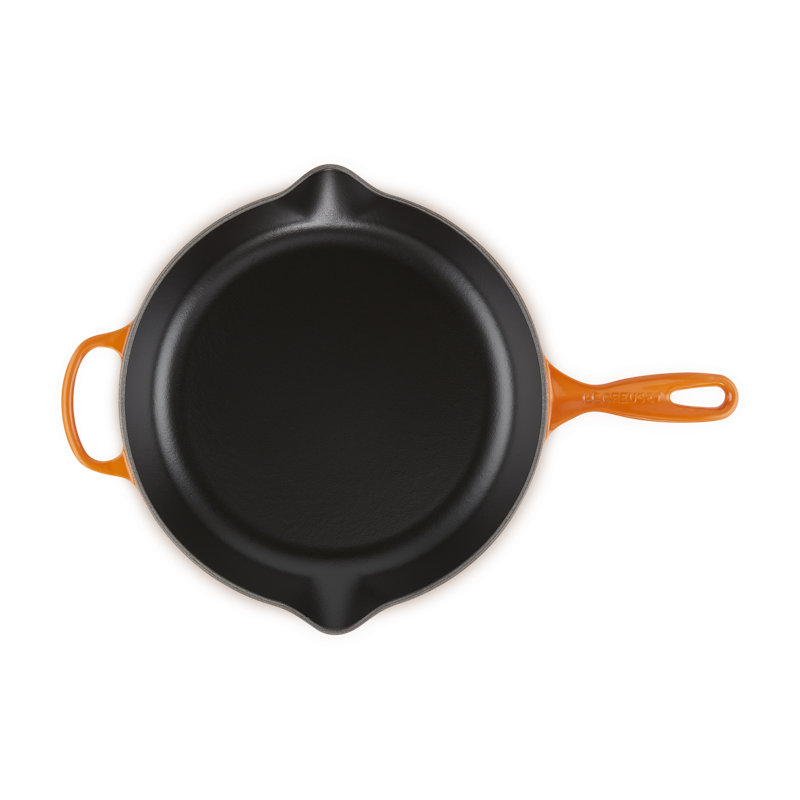 Le Creuset Enameled Cast Iron Skillet, Flame