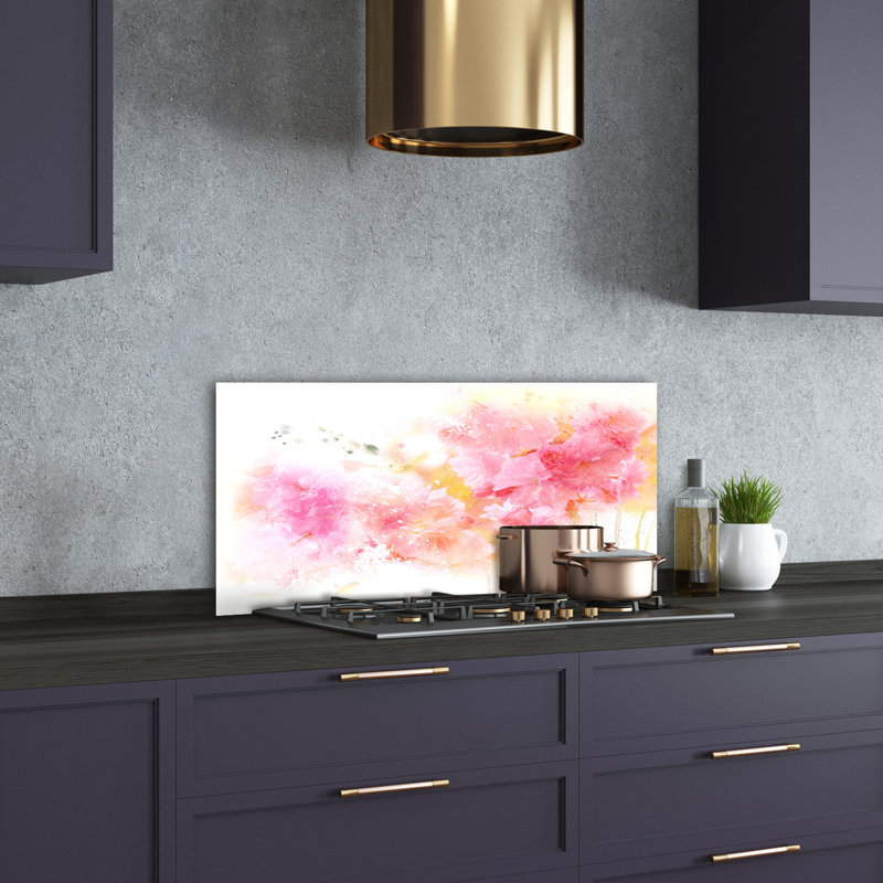 50cm W x 100cm L Glass Peel and Stick Panel