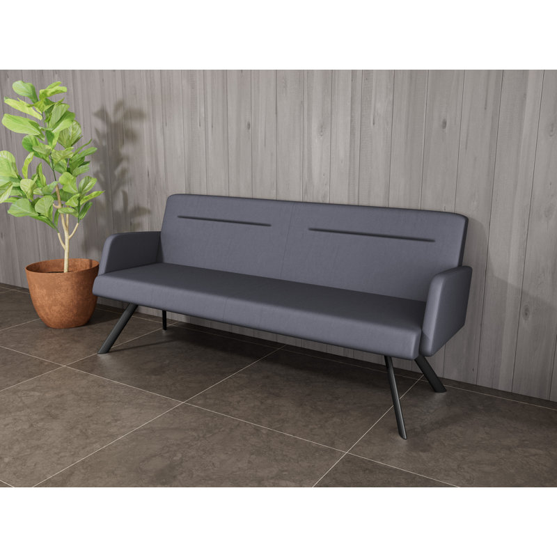 Pieds de canapé en acier Willow, Noir, Noir Patriot Plus - nettoyez le vinyle avec un lin, Yes