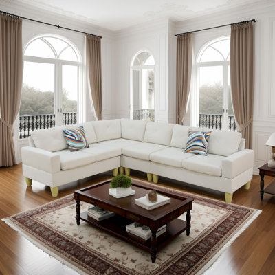 Antania Upholstered L-Shaped Sectional Right Hand Facing