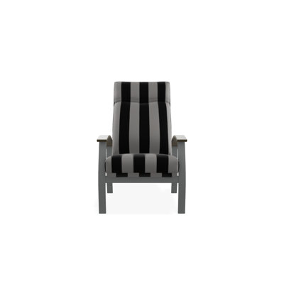 Chaise de patio inclinable avec coussins Askar