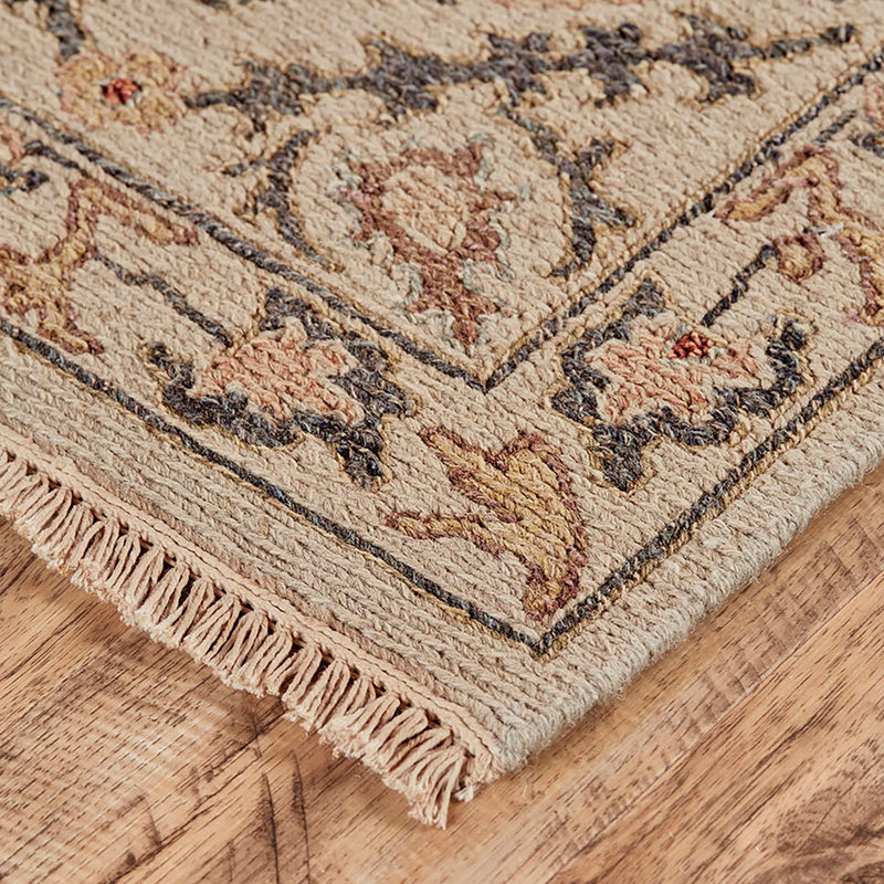 Kondo Wool Oriental Indoor Rug, Rectangle 3'6" x 5'6"