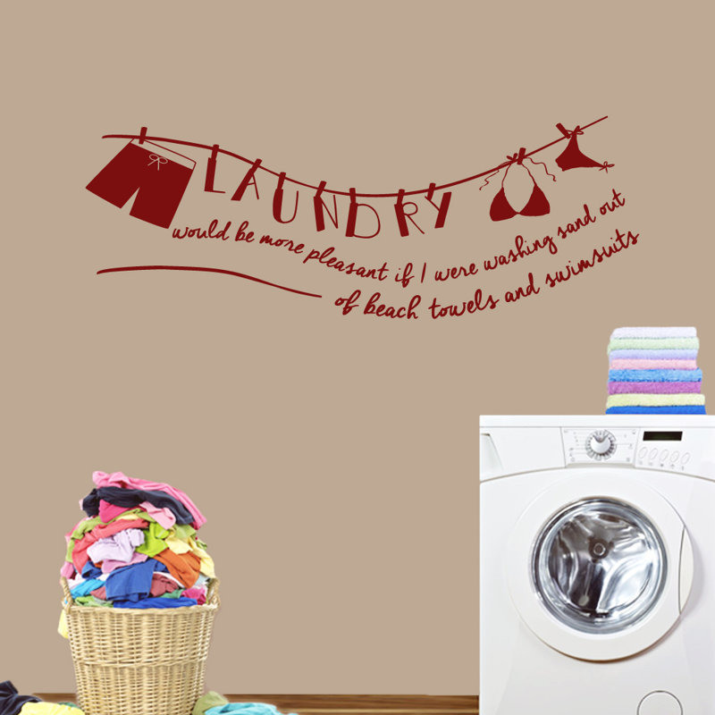 Adhésif décoratif Laundry Laundry Be More Pleasant, Canneberge