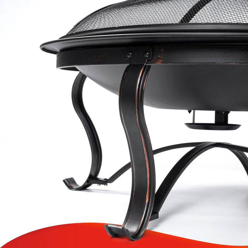 Round Steel Wood Burning Smokeless Fire Pit