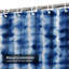 Rideau de douche bleu marine avec 12 crochets-31426521